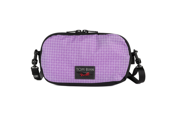 The Bantam in Wisteria 200 Halcyon with a shoulder strap